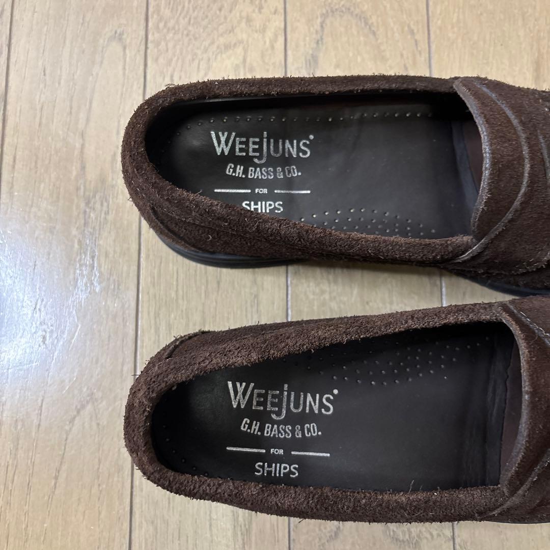 かーい　G.H.BASS weejuns ships別注　ローガンスエード