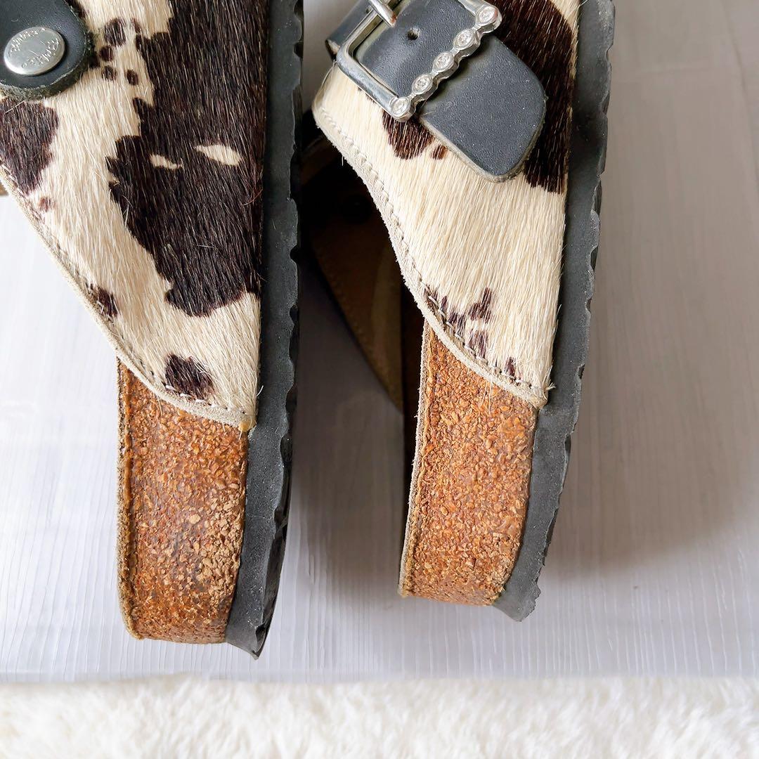 超希少】ビルケンシュトック ハラコ 牛柄 ビルキー ユニセックス 25