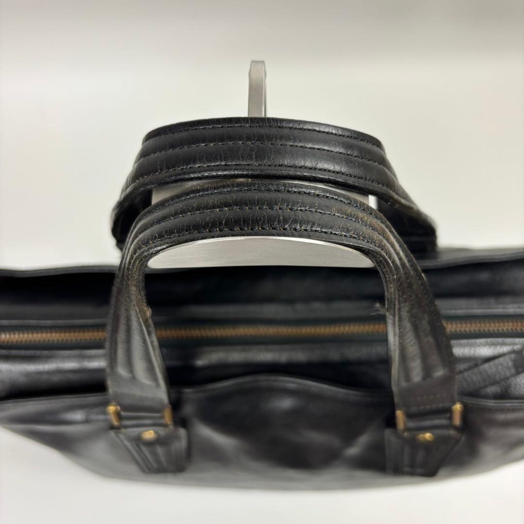 美品】マスターピース トートバッグ レザー ビジネス A3可 Gloss