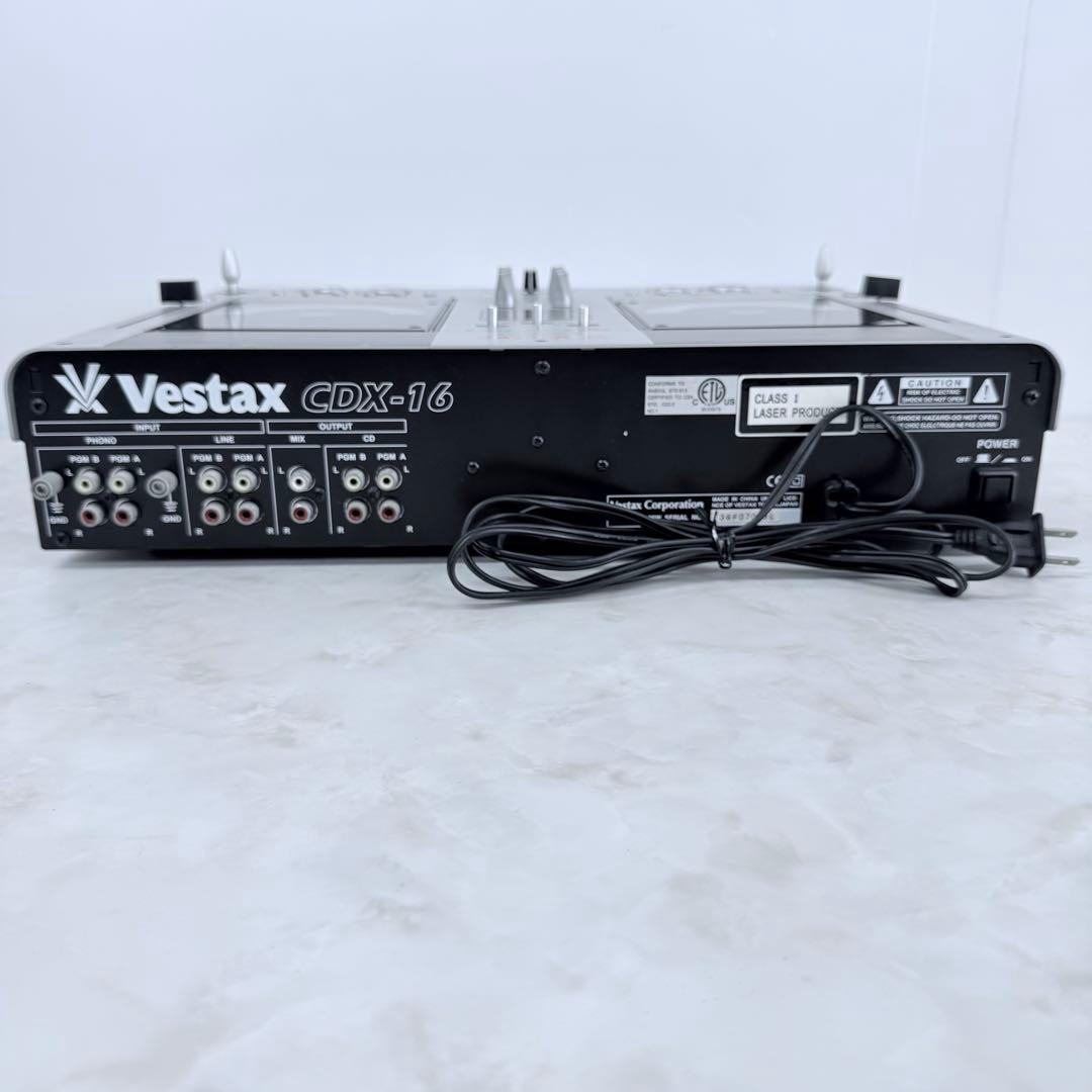 Vestax CDX-16 デュアルCDプレーヤー ジャンク品 - メルカリ