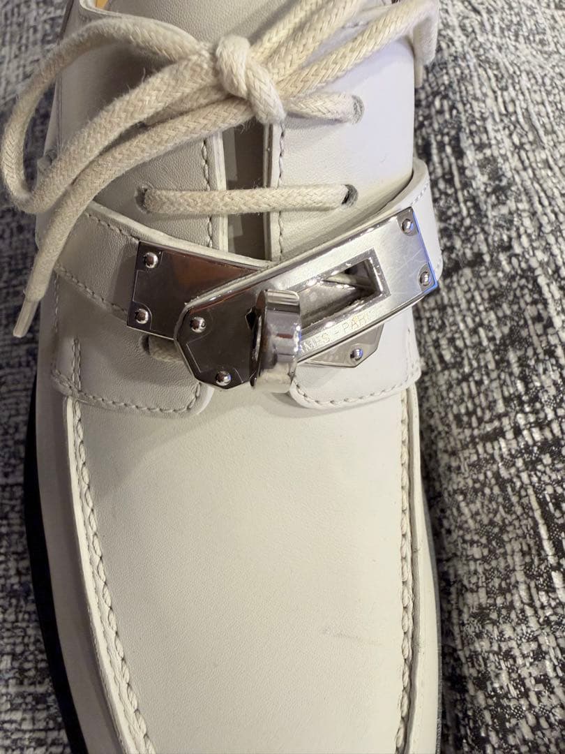 エルメス モカシン 《ダービー ロイヤル》 新品未使用 35 ケリー金具付