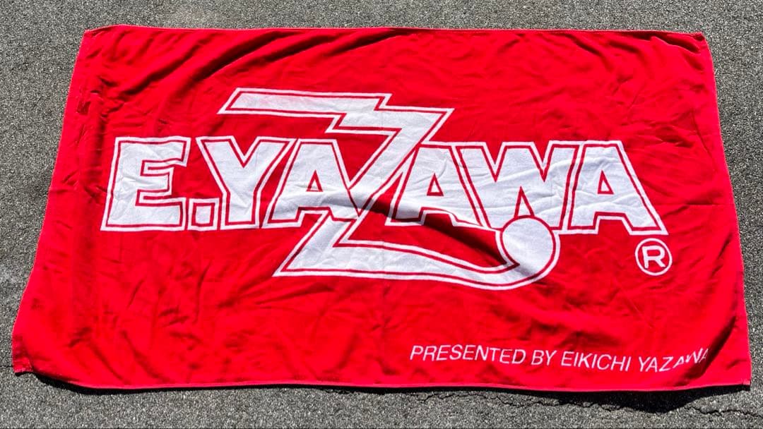矢沢永吉 E.YAZAWA スペシャルビーチタオル ライブ 大判タオル - メルカリ