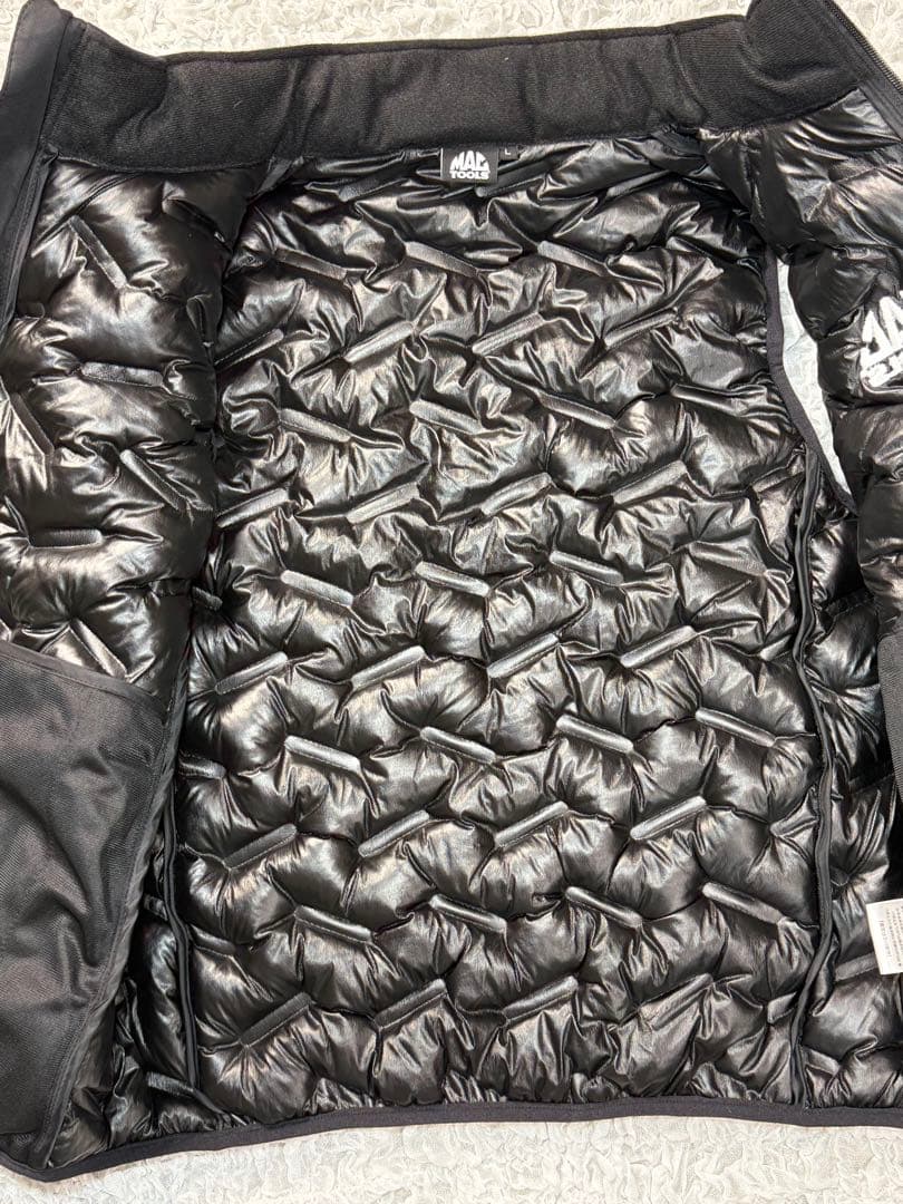 MACTOOLS マックツール 数量限定 シームレスベスト 中綿 黒 L 未使用