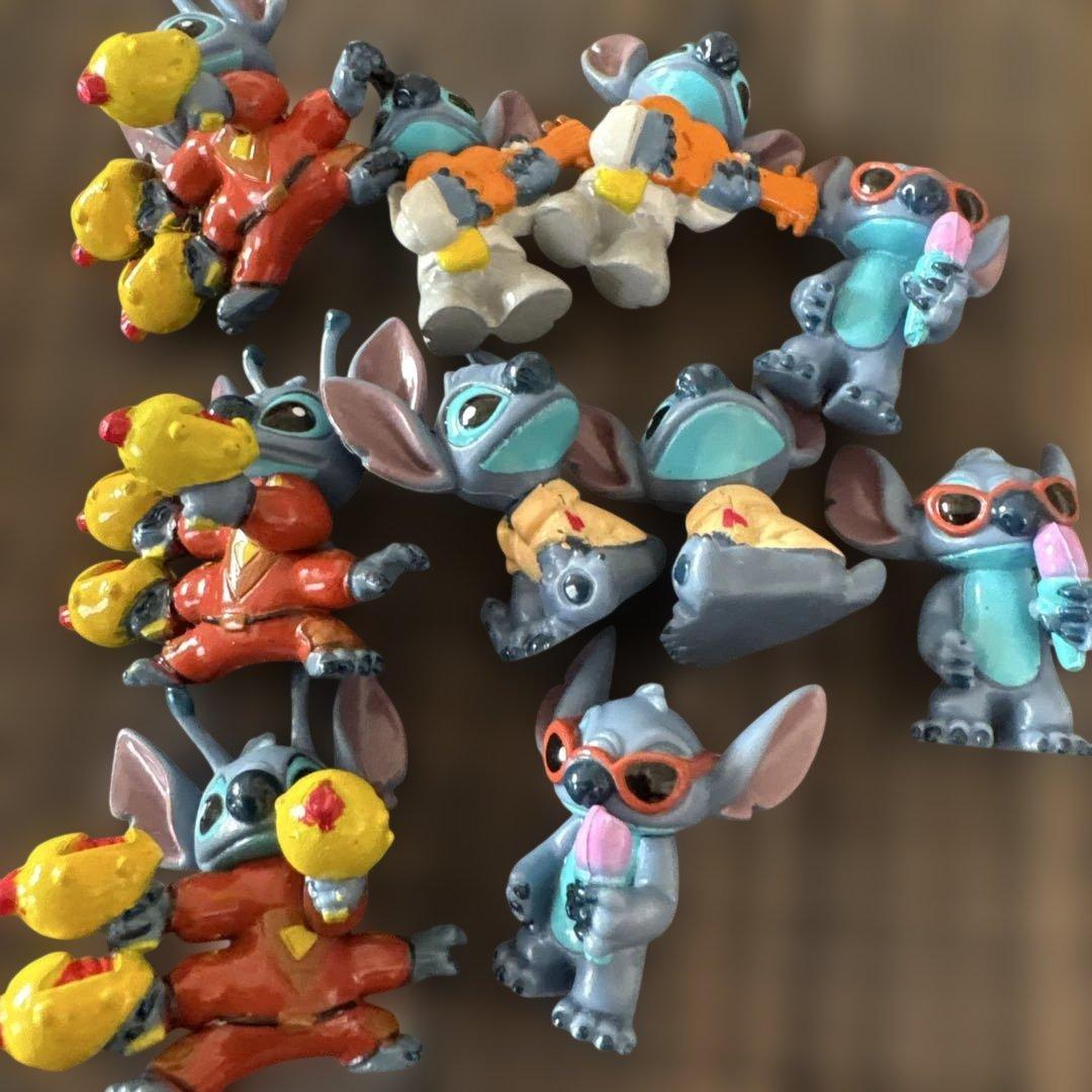 ディズニー☆ステッチマスコットキーホルダーまとめ売り・平成レトロ