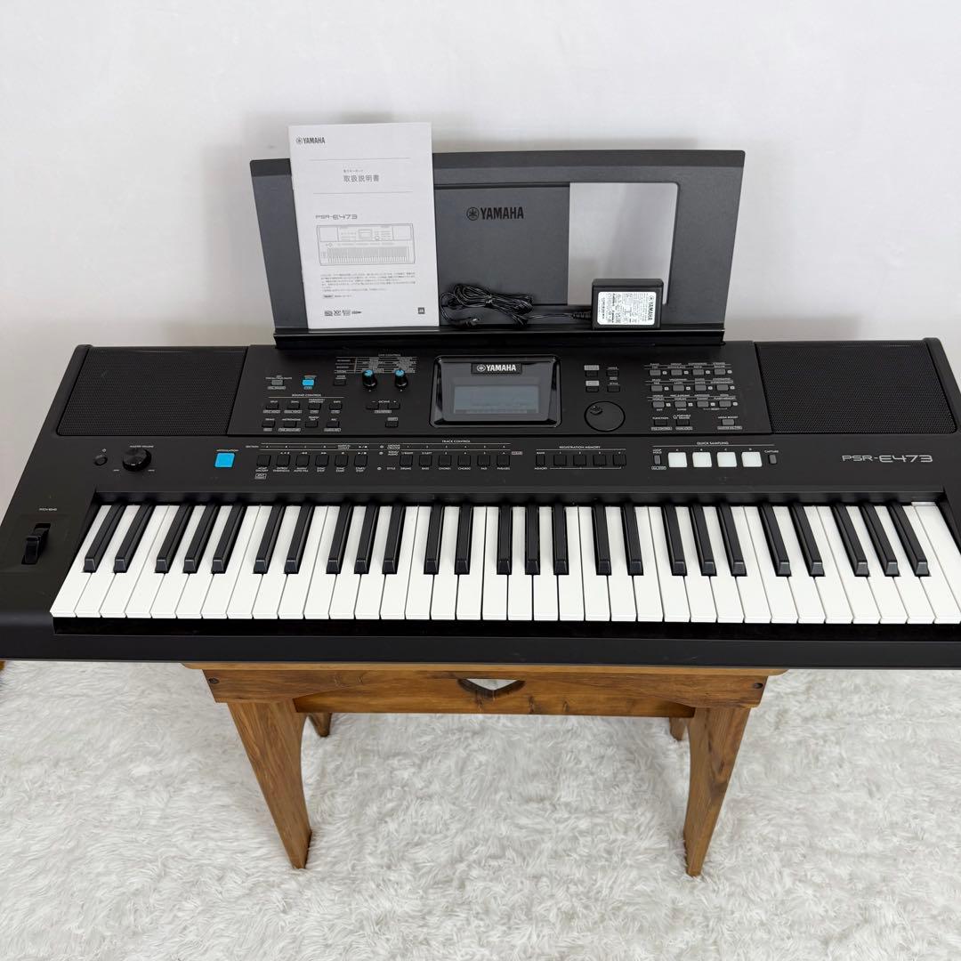 2024年製】Yamaha PSR-E473 61鍵 電子キーボード 81-9 - メルカリ