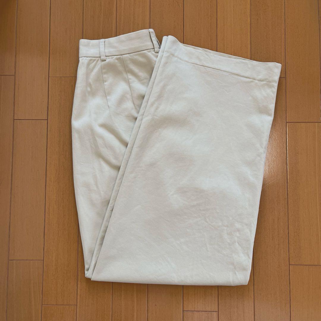 6(ROKU)＞コットンレーヨン タックパンツ 34 - メルカリ