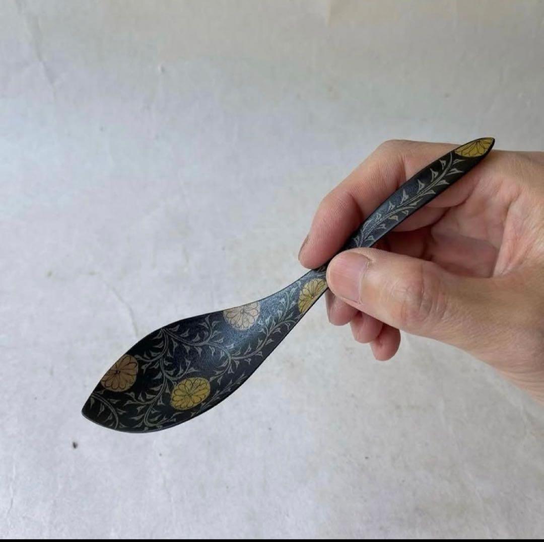 【希少品】やのさちこさん 漆れんげ 2本セット