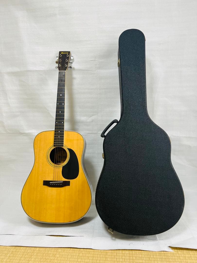Morris アコースティックギター ハードケース付き　モーリスギータ　Wー25 Morris Morris W-25 Acoustic Guitar アコースティックギター モーリス