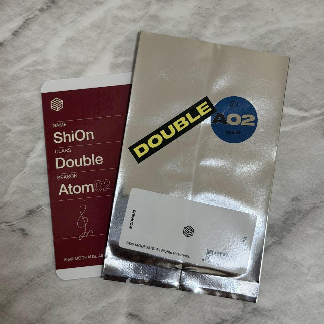 tripleS Objekt Shion QR未使用 FC継続特典 AA352