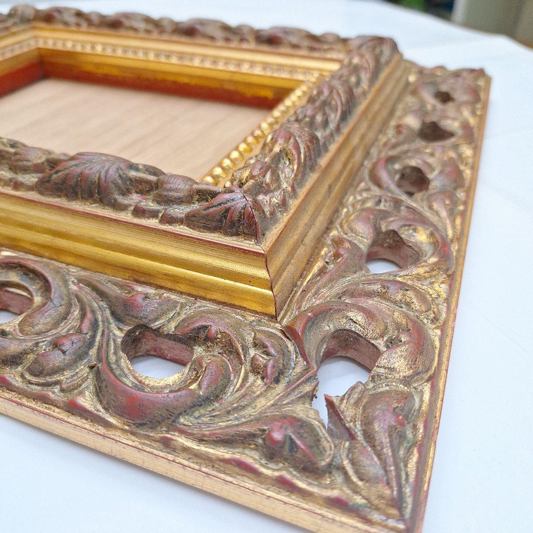 未使用/透かし模様 フィレンツェ額縁 油絵額縁 - メルカリ