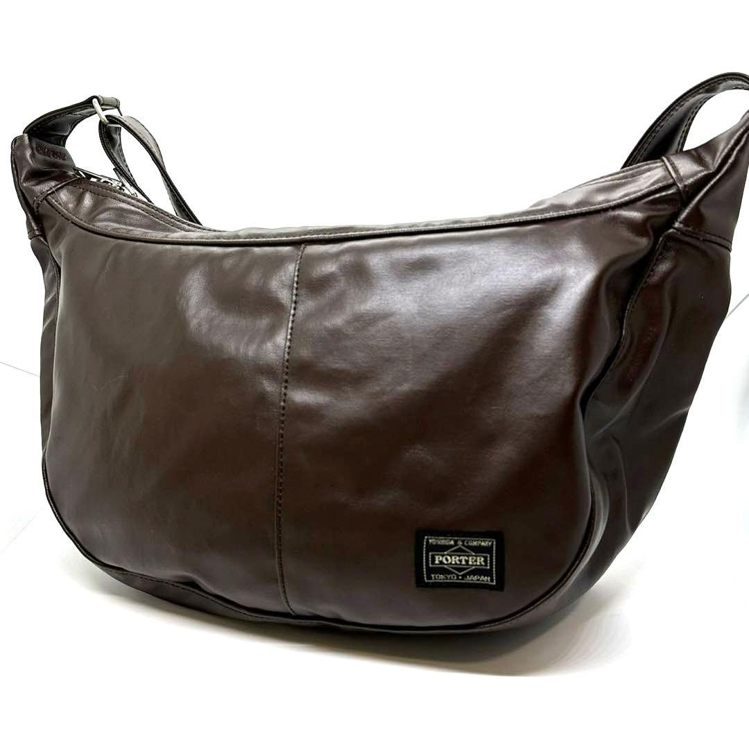 PORTER ポーター フリースタイル ショルダーバッグ ハーフムーン
