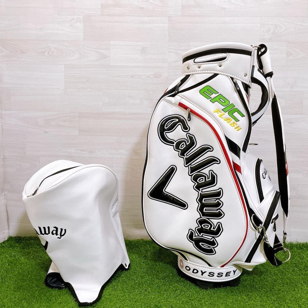 極美品 キャロウェイ EPIC FLASH キャディバッグ ツアーモデル 希少