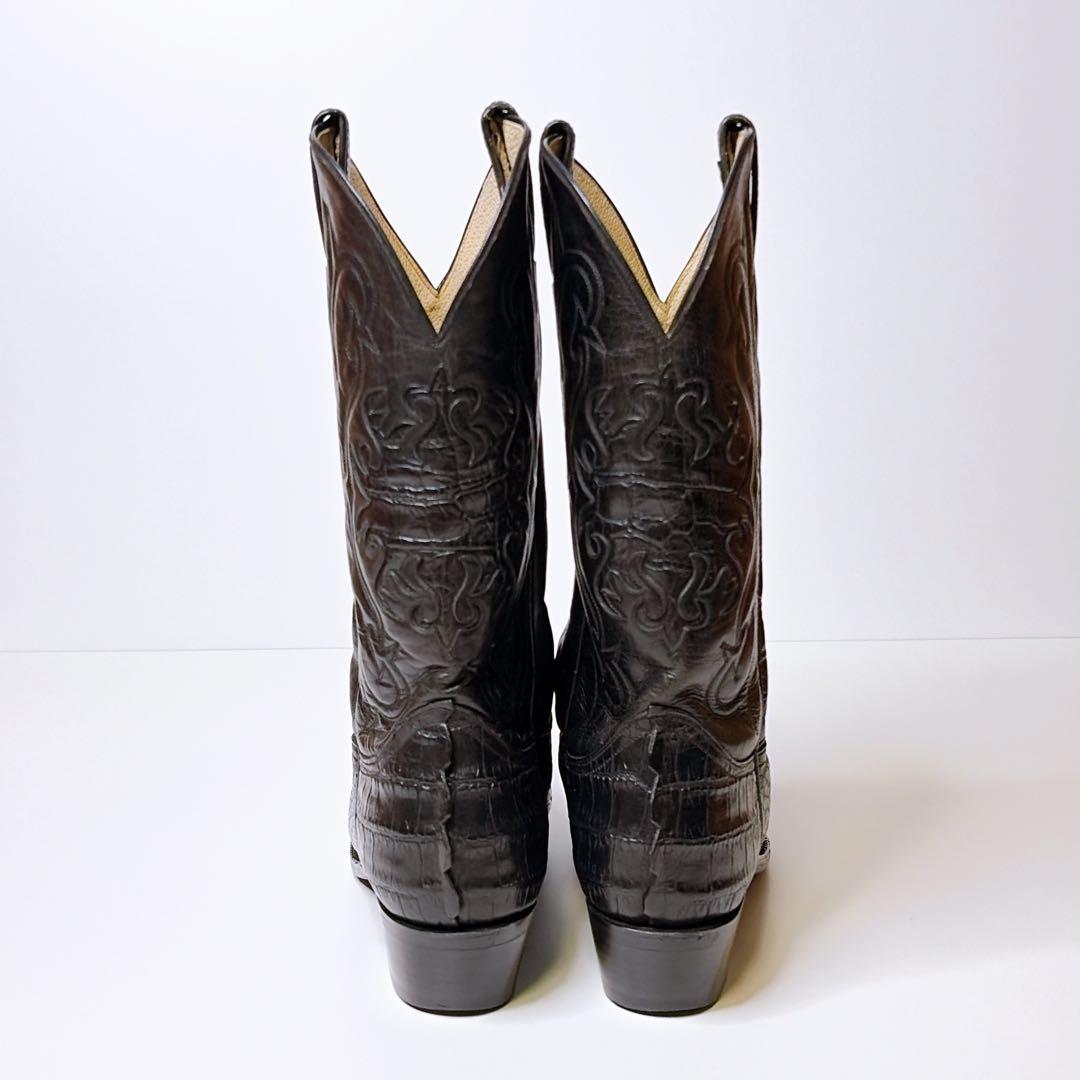 DURANGO　ウエスタンブーツ　黒　ヴィンテージ　27.5cm クロコ