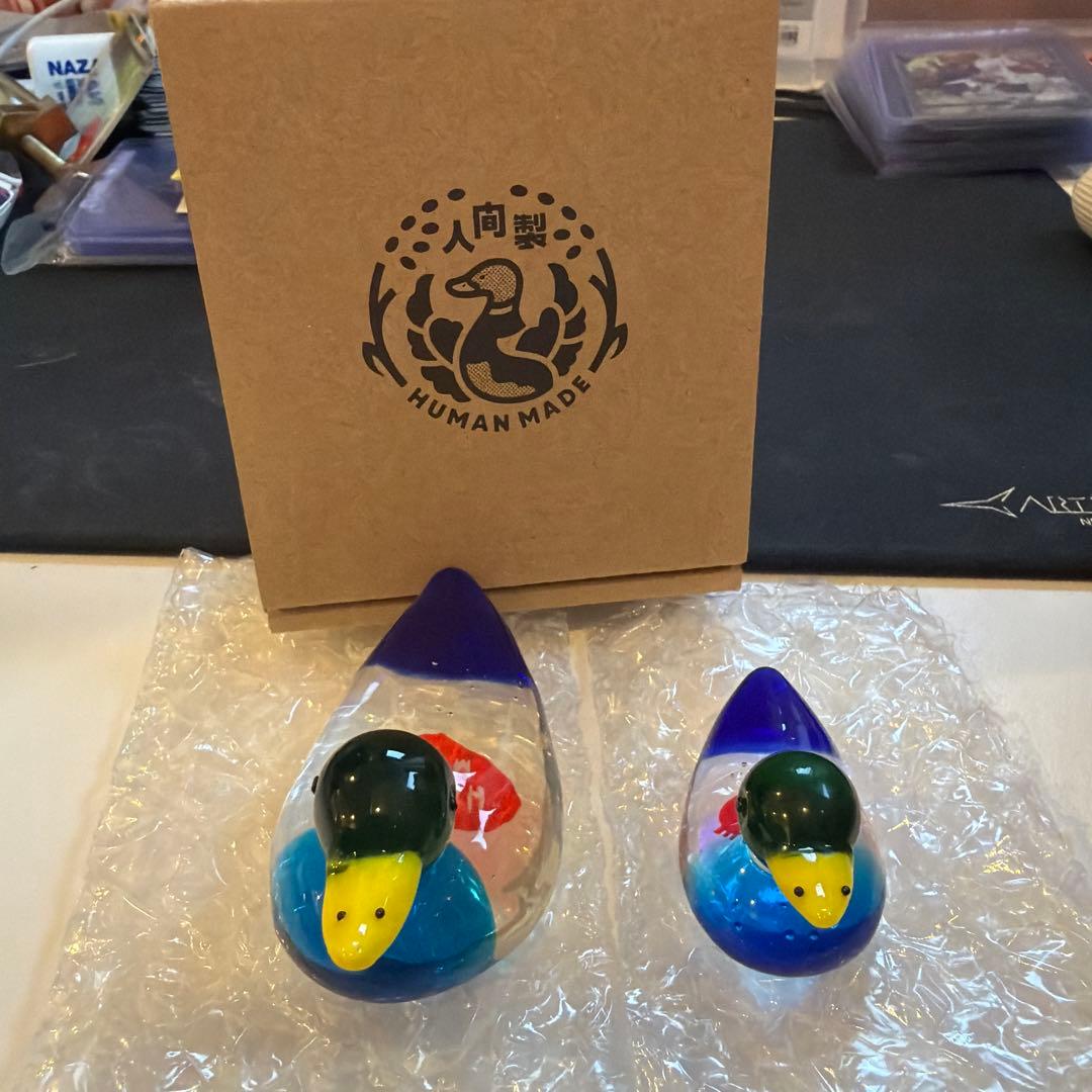 新品】HUMAN MADE DUCK PAIR GLASS FIGURINE - メルカリ