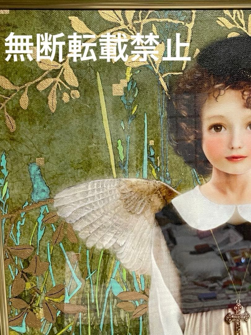 [横田美春] 真筆　　『天使の春休み』 作品集搭載実物　2016年制作　一点物