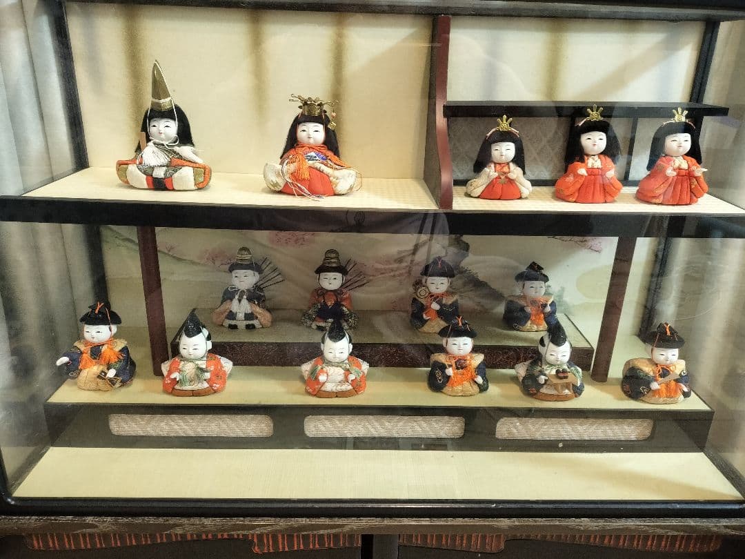 昭和40年代 アンティーク 希少雛人形 (オルゴール、ライト付き) - メルカリ