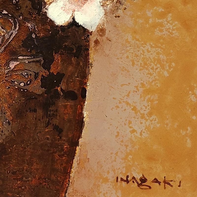 ☆ 稲垣 昌紀 ☆「白い花」 油絵 F4号 未使用！ - メルカリ