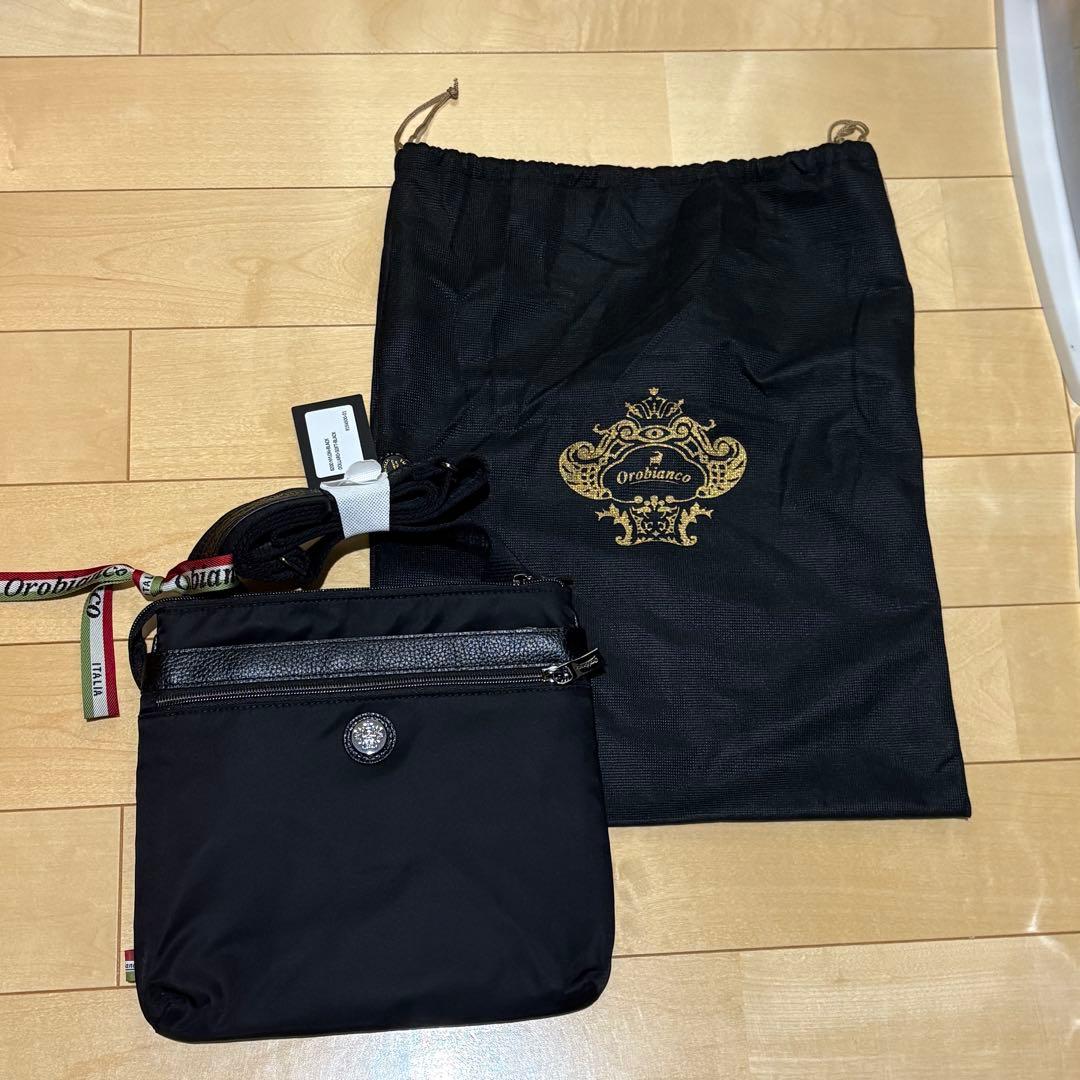 サックスバー 株主優待 オロビアンコ ショルダーバッグ ブラック