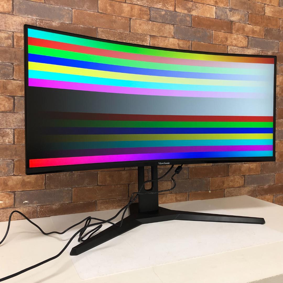 送料無料】ViewSonic 湾曲モニター 34インチ VX3418-2KPC