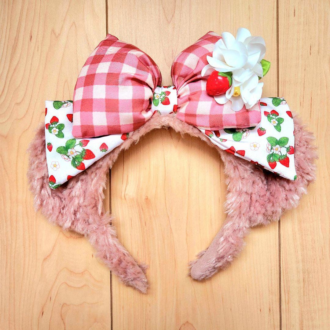 カチューシャ シェリーメイ ハートフェルトストロベリーギフト いちご
