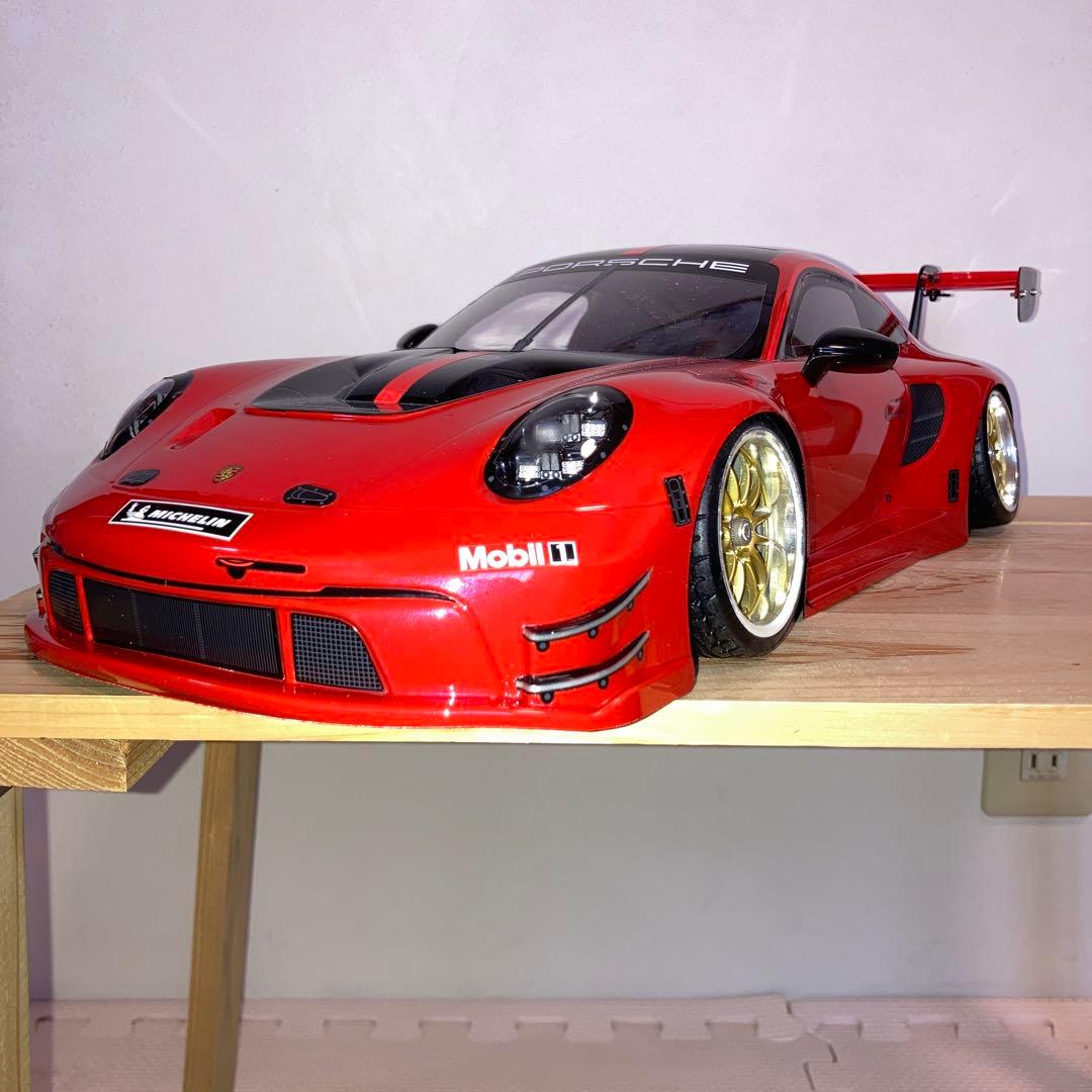 タミヤ　ポルシェ911GT3R(992) ボディ タミヤの新作キット「ポルシェ 911 GT3 RS（992）」をキットレビュー