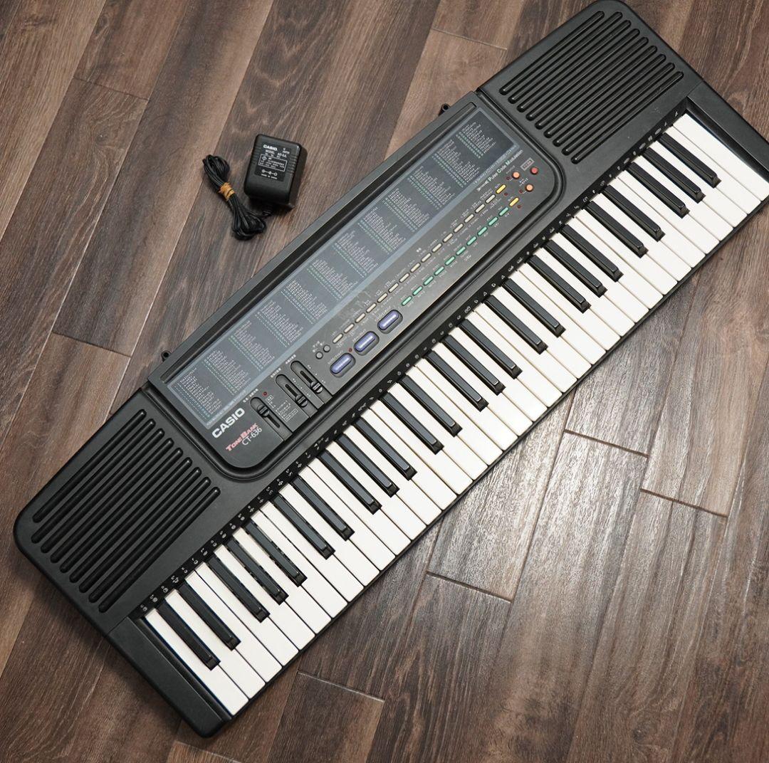 純正ACアダプター付属)カシオ CASIO TONEBANK CT-636 - メルカリ