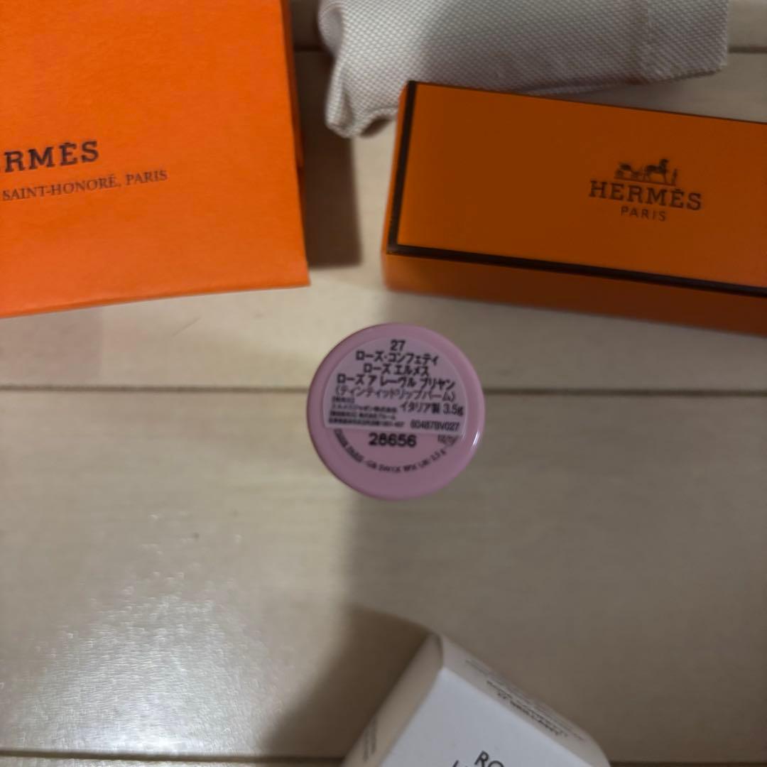 HERMES 27 ローズエルメス リップバーム 3.5g