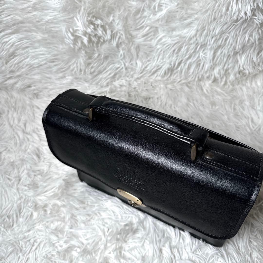 SOMES SADDLE 本革 セカンドバッグ エグゼクティブ ミニダレスバッグ