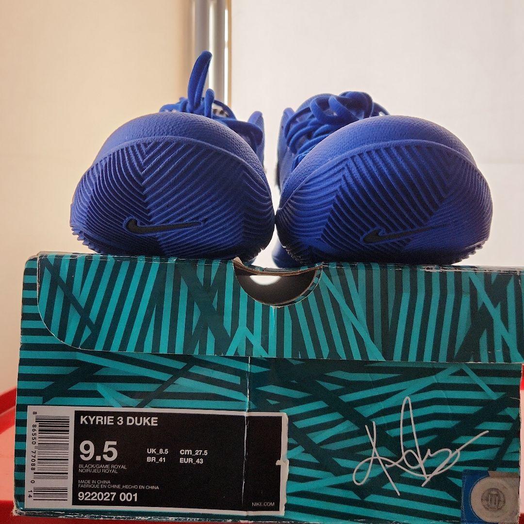 シューズ(男性用) Nike Kyrie 3 Duke us 9.5 (27.5cm)