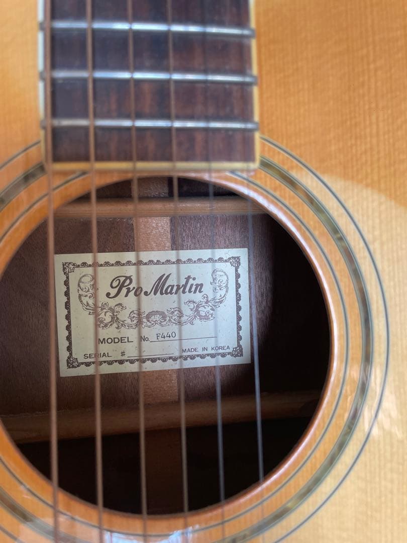 Pro Martin F440 縦ロゴ 豪華インレイ アコギ 整備済 - メルカリ