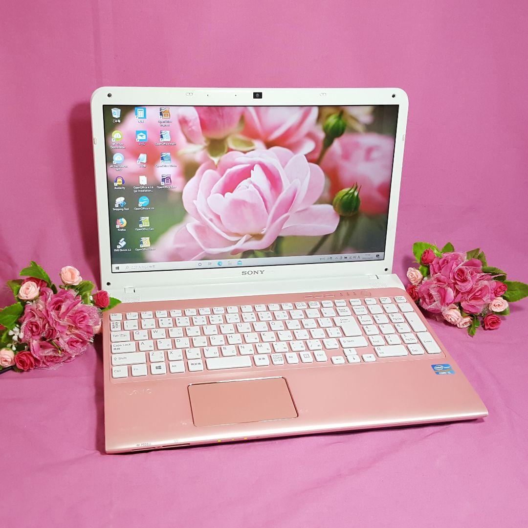 ピンク色☆SONY☆VAIO☆CORE-I7☆新品SSD512G☆メモリ8G - メルカリ