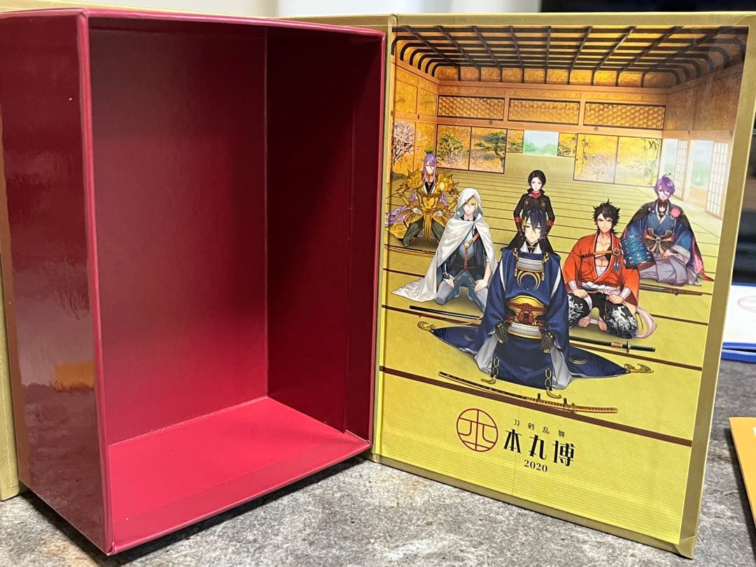 刀剣乱舞 本丸博2020 跪坐ポストカードセット 8種＋BOX