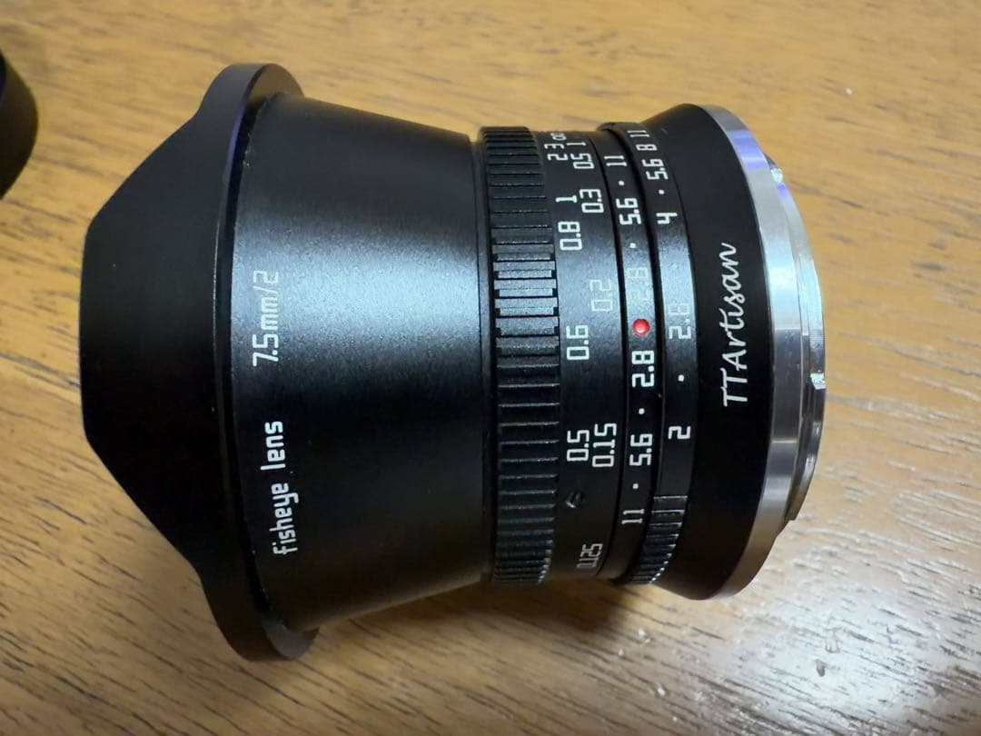 TTArtisan 7.5mm F2 フィッシュアイレンズ　ニコンZマウント