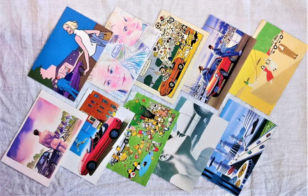 【再値下げ】MAZDA オリジナルイラスト ポストカード10枚セット オリジナル ポストカード 10枚 セット 下関 山口 / 山口県下関市