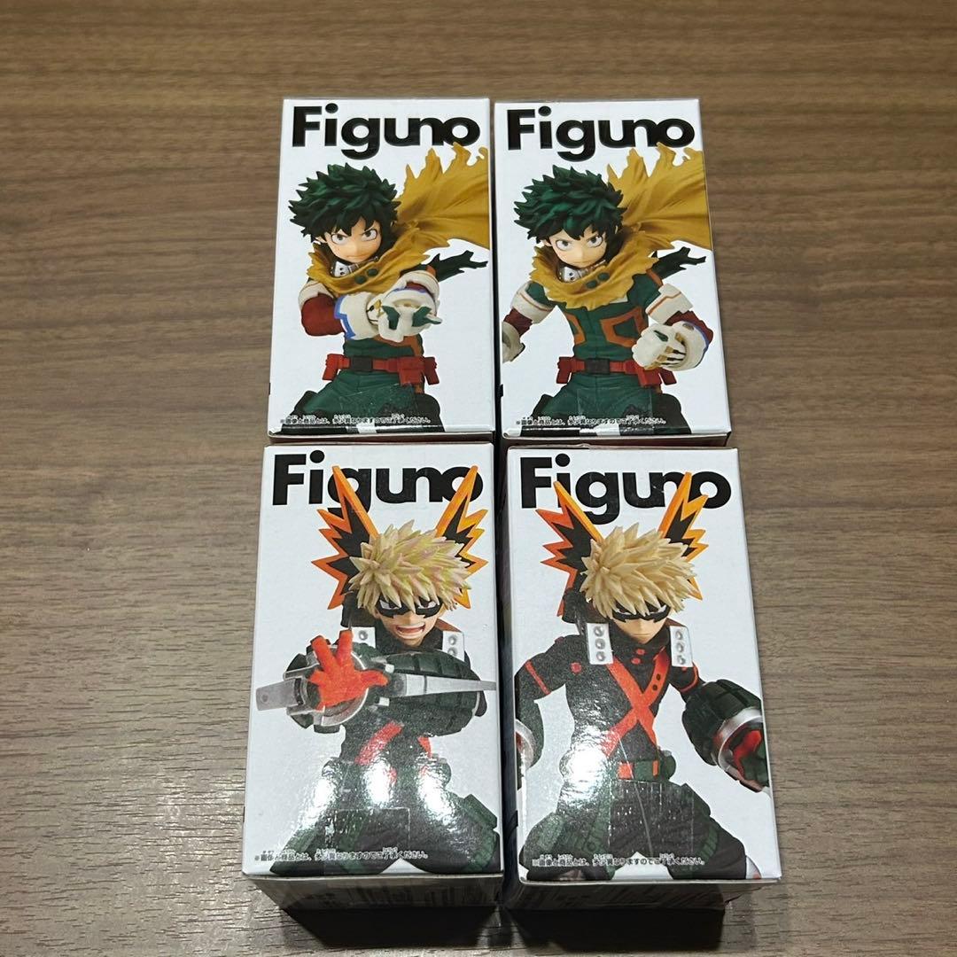 新品未開封】Figuno 僕のヒーローアカデミア フィギュア 4体セット