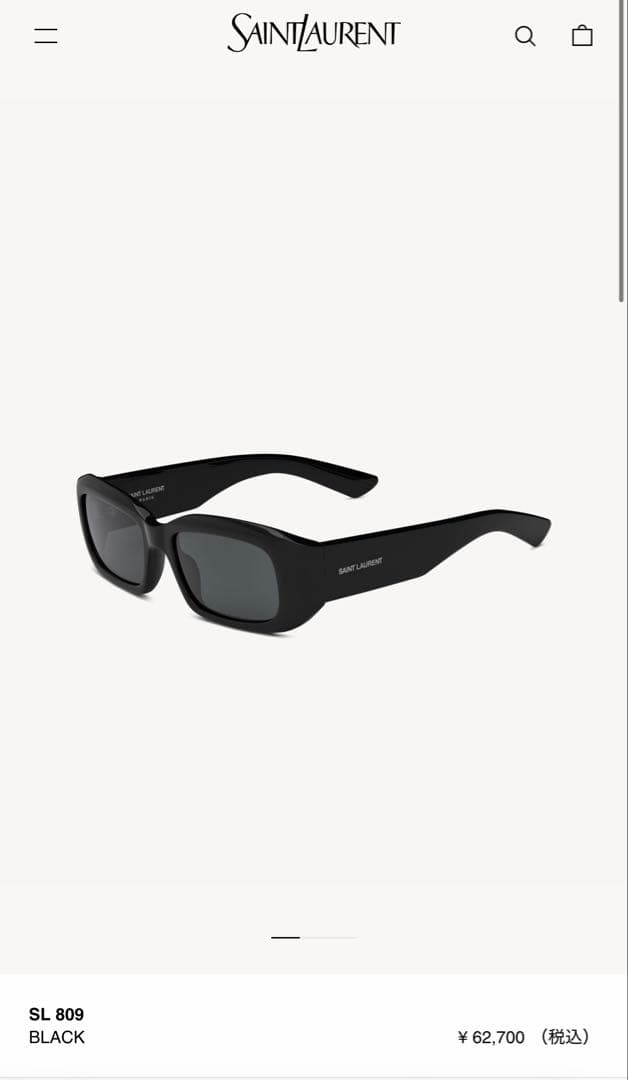 Taeyang愛用サングラス YSL SL809 001 サンローラン - メルカリ