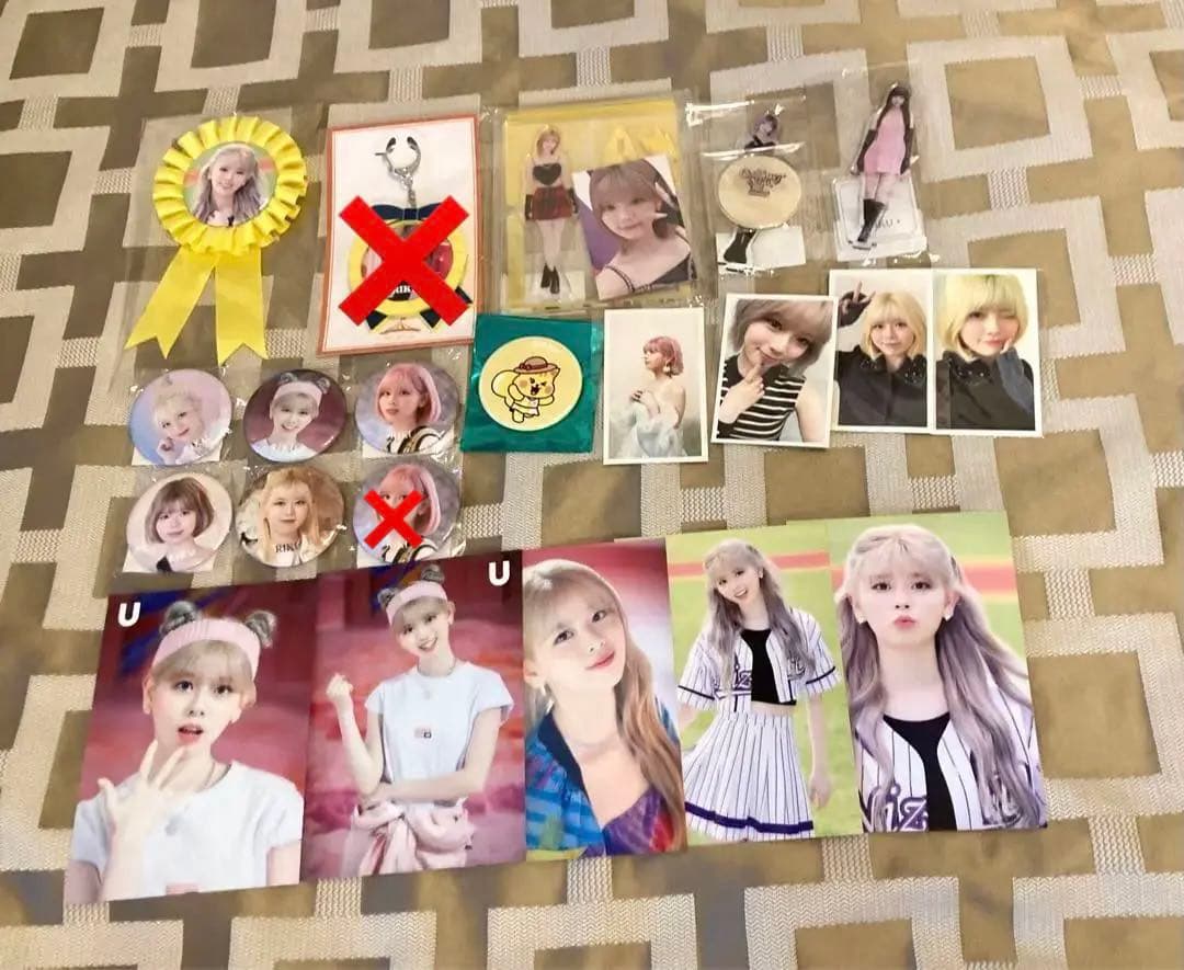 NiziU リク アクスタ 缶バッジ 直筆サイン入り ラントレ トレカ - メルカリ