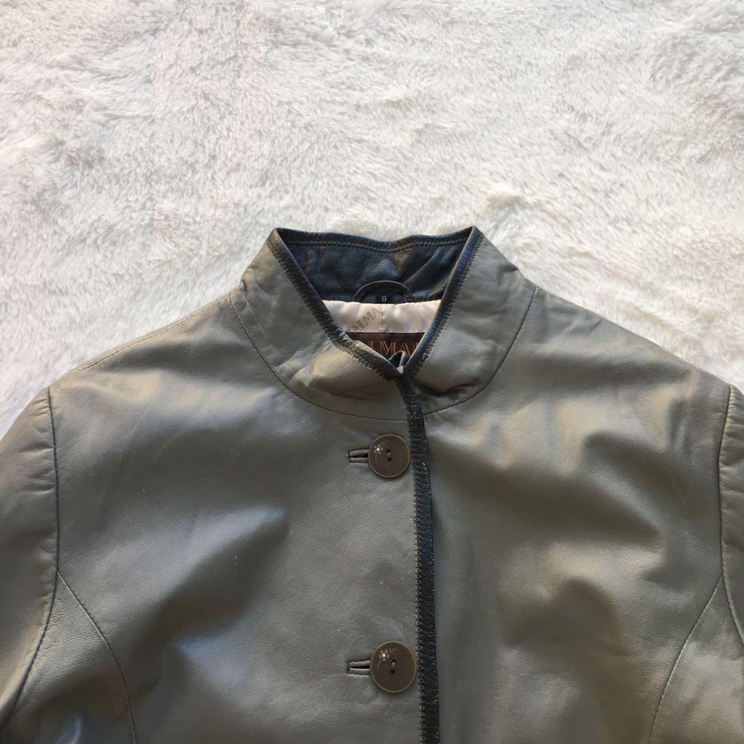 BALMAIN】バルマン レザージャケット 羊革 ヴィンテージ 希少 高級 M