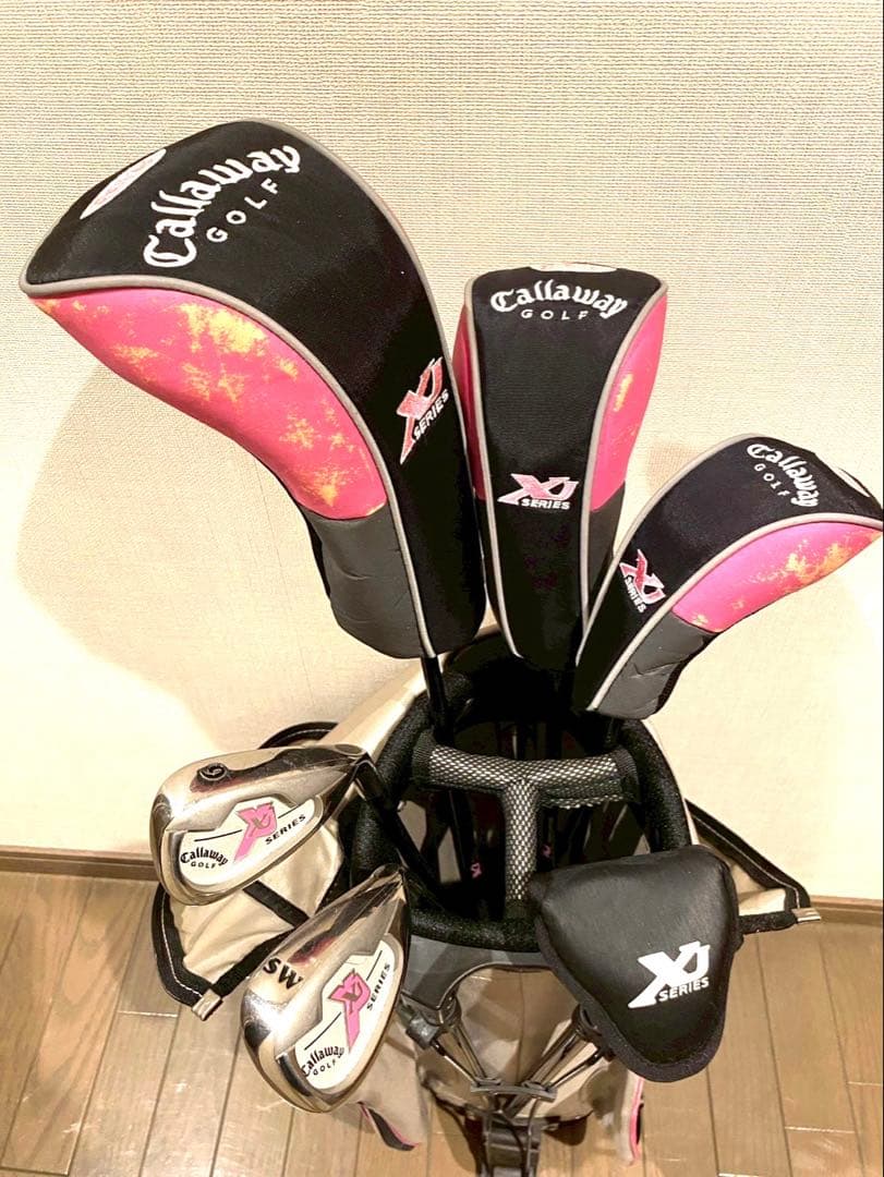 キャロウェイ XJ SERIES ジュニアゴルフ6本セット ピンク Callaway キャロウェイ Xj SERIES シリーズ ジュニアゴルフ6本セット