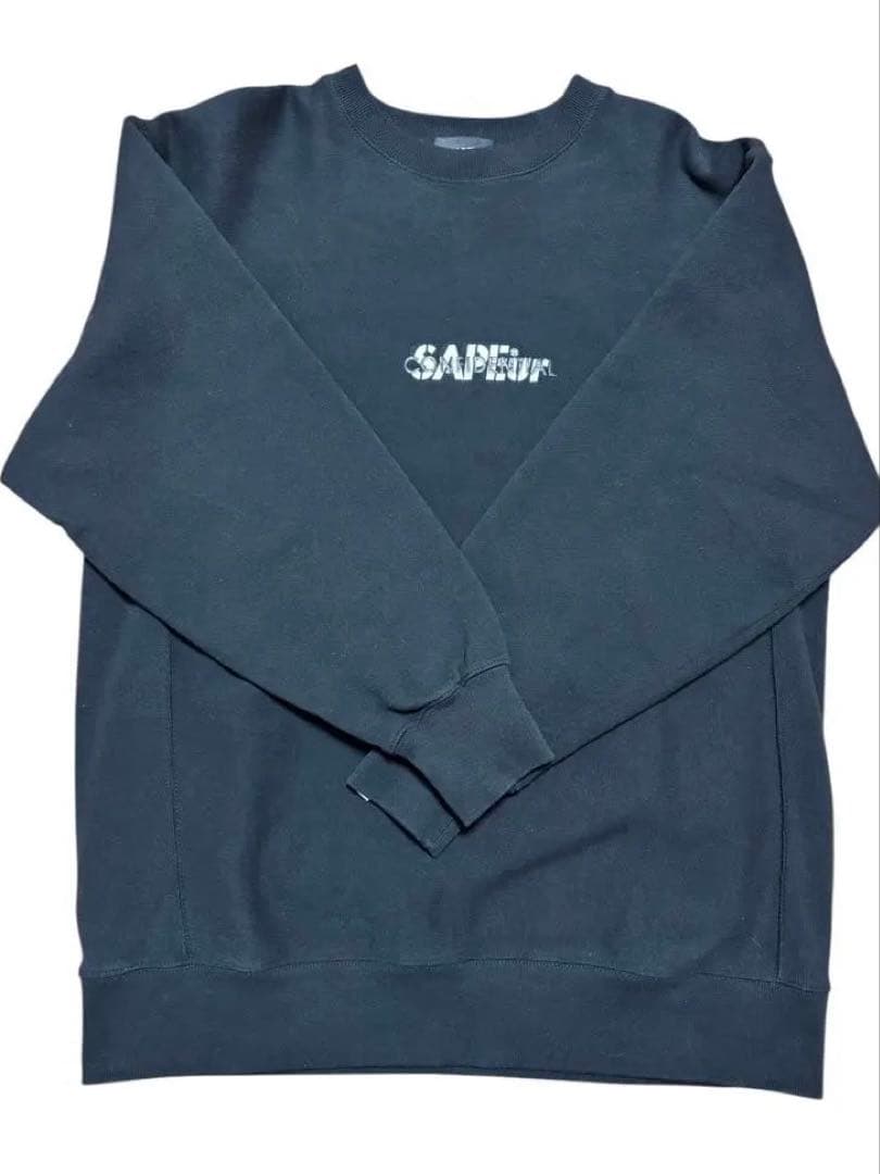 受注限定】SAPEur サプール スウェット XL アフロロゴ 黒 未使用