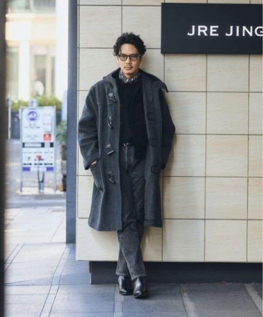 英国製 ブルックスブラザーズ ダッフルコート ヘリンボーン - メルカリ