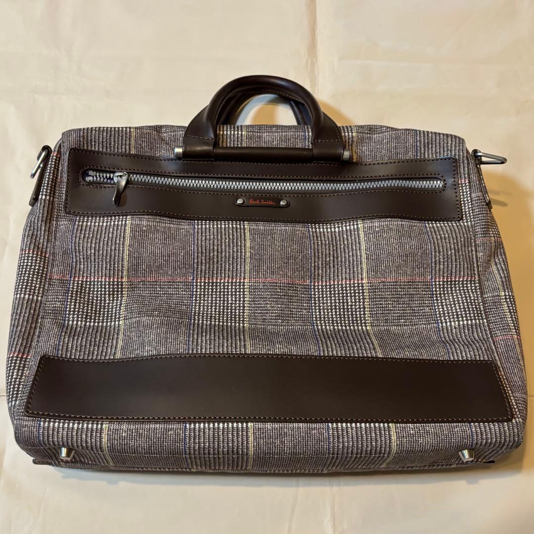 希少ポールスミス 美品ビジネスバッグ 2way ショルダー 付 鍵等全付属