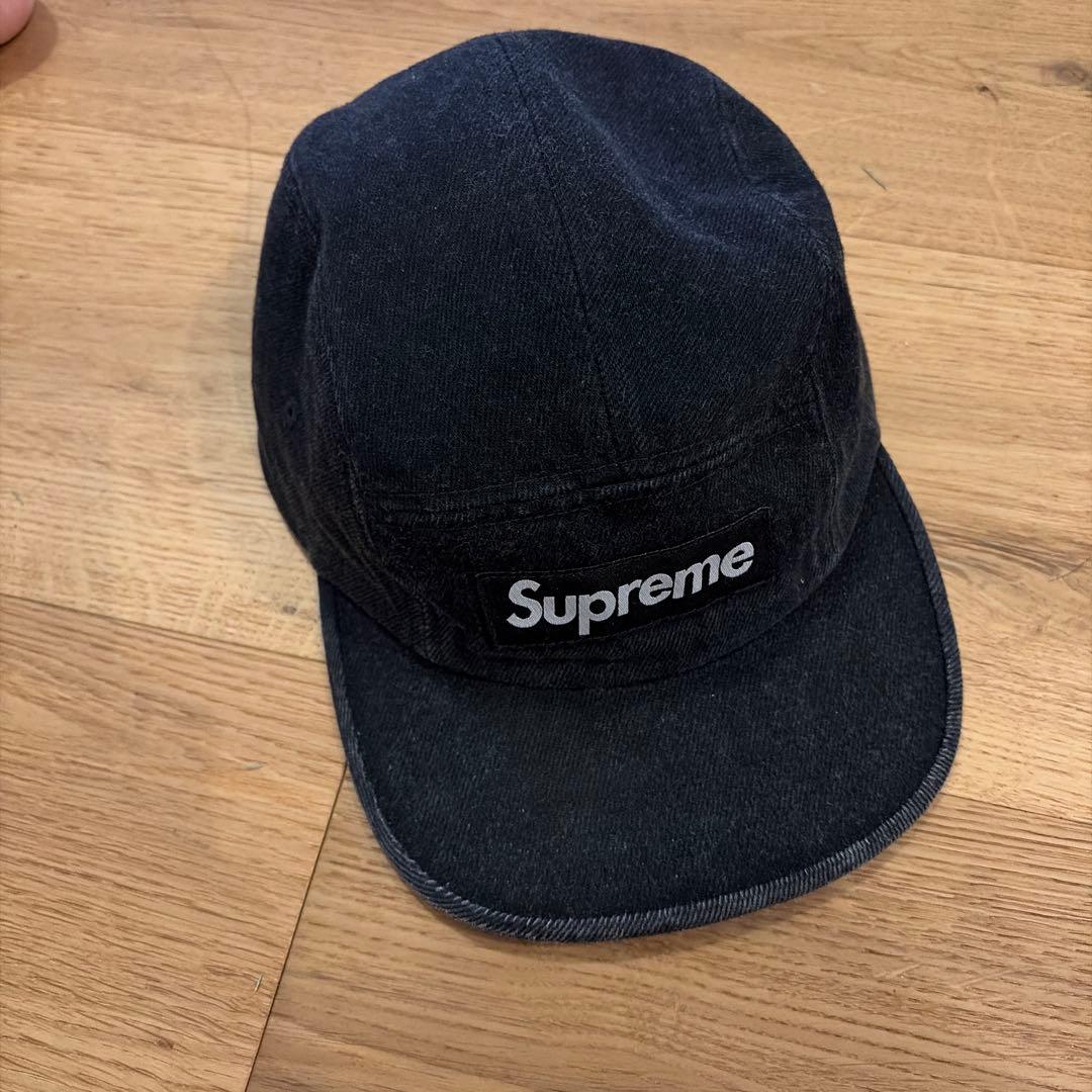 25SS Supreme Denim Camp Cap \"Black\" ブラック