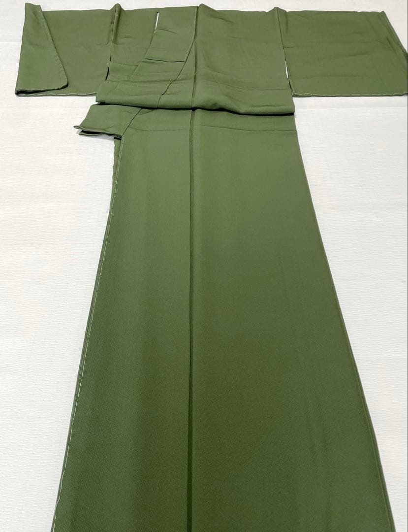 【しつけ付き未使用】裄長トールサイズ 色無地◇紋無し 正絹