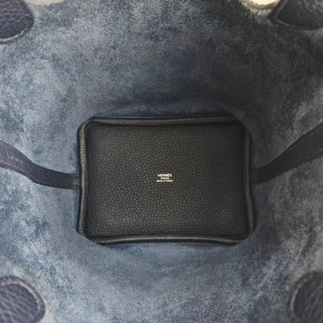 HERMES 美品 エルメス ピコタンロック PM ネイビー 2021年 Z刻印