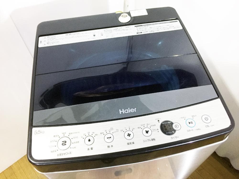 ★美品 中古★Haier☆5.5kg☆洗濯機【JW-XP2C55E】G0P8