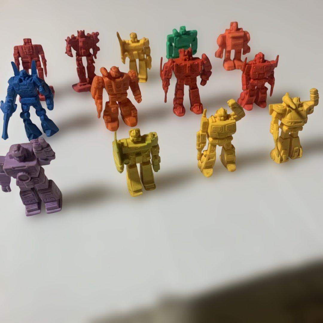 当時物 トランスフォーマー消しゴム13体 ジャンク品 - メルカリ