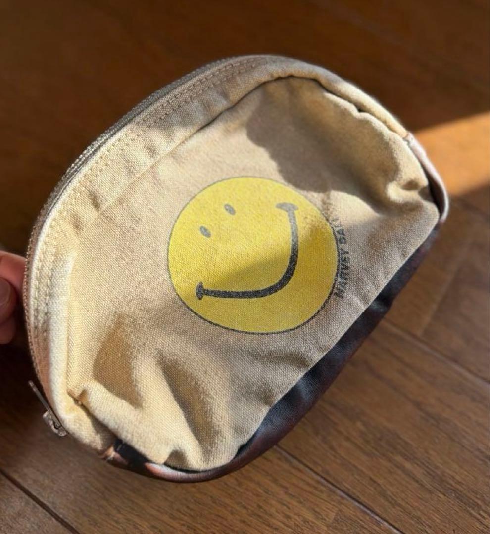 トイズマッコイ HAVEY BALL スマイリーフェイス ポーチ マルチケース