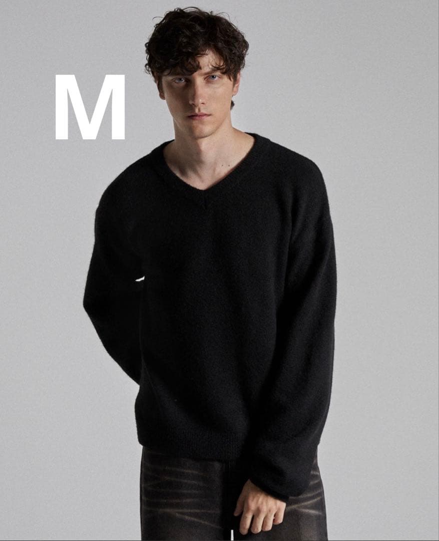 【Parts Lab.】ベーシックニットプルオーバー ブラック M Parts Lab. セーター ニット 「Parts Lab.」Basic Knit PO