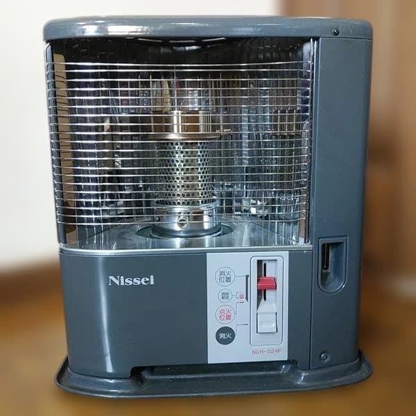 ニッセイ 電池着火式 石油ストーブ Nissei NCH-S24F 美品/難あり
